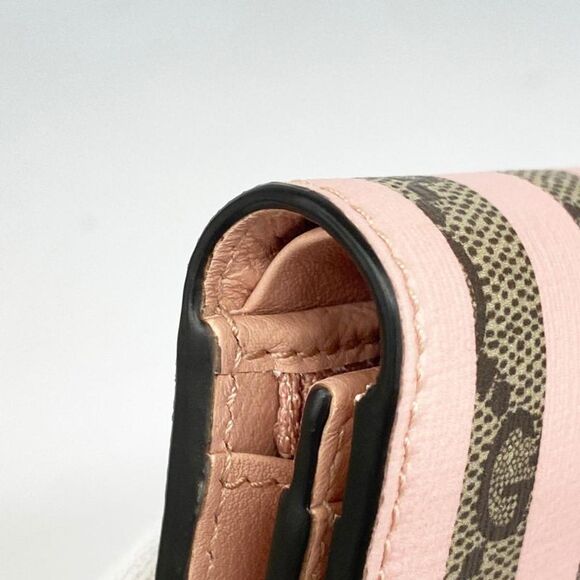 Gucci Gg Supreme Pink Canvas Wallet  (Pre-Owned) - Picture 12 of 12